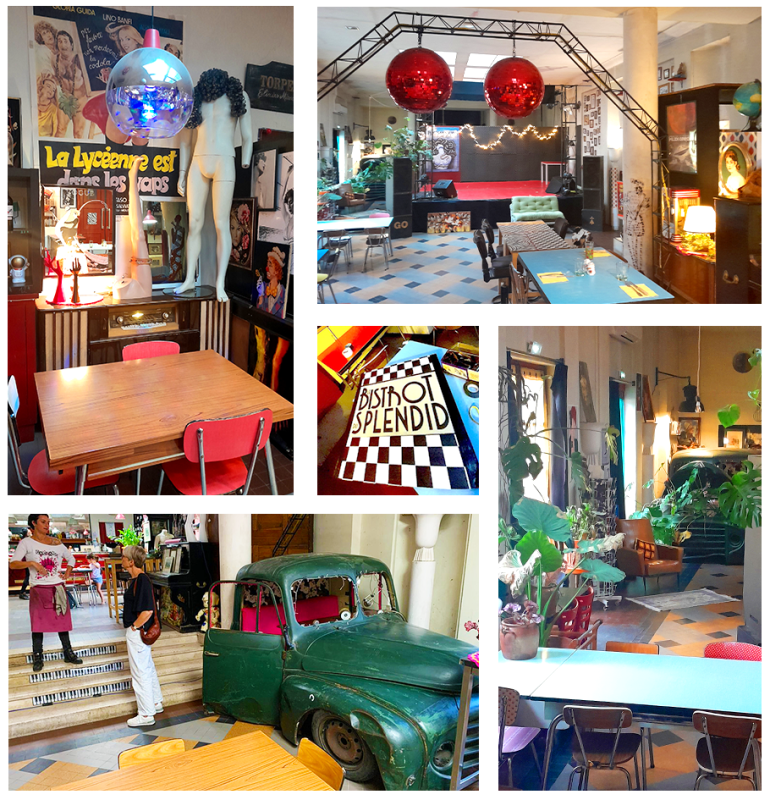 Lieu - Galerie Expo - Brocante - Depot Vente - Le Bistrot Du Splendid - restaurant LANGOIRAN - bon restaurant LANGOIRAN